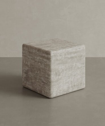 Cerazo Travertine Coffee Table, White