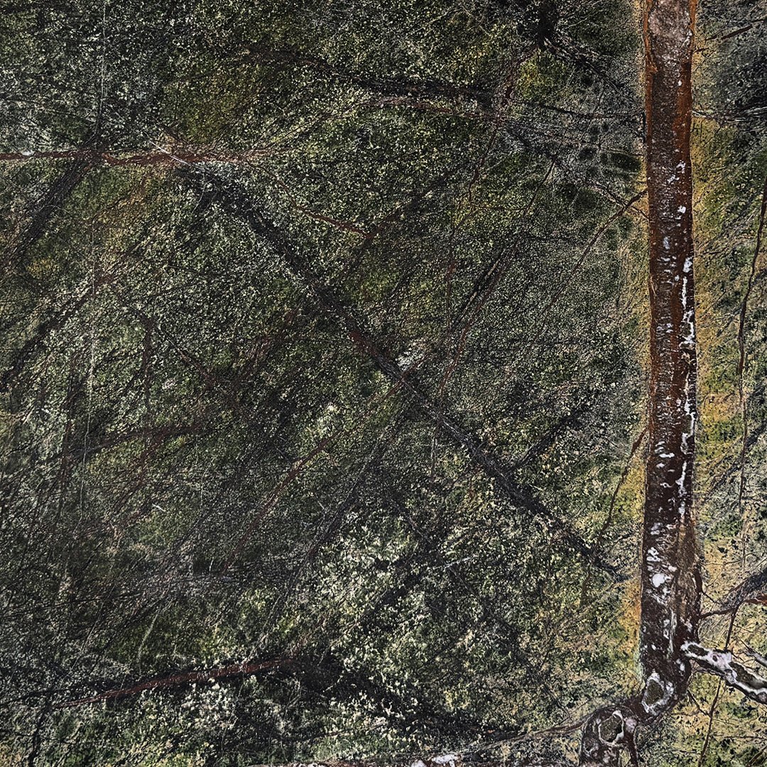 Casoli Marble Coffee Table, Forest Green - Image 3